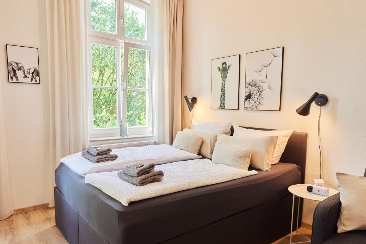 Studio3 Zentral Und Ruhig Mit Parkplatz, 5 Min Z Bali-T Und Gop, Boxspringbett Bad Oeynhausen Dış mekan fotoğraf