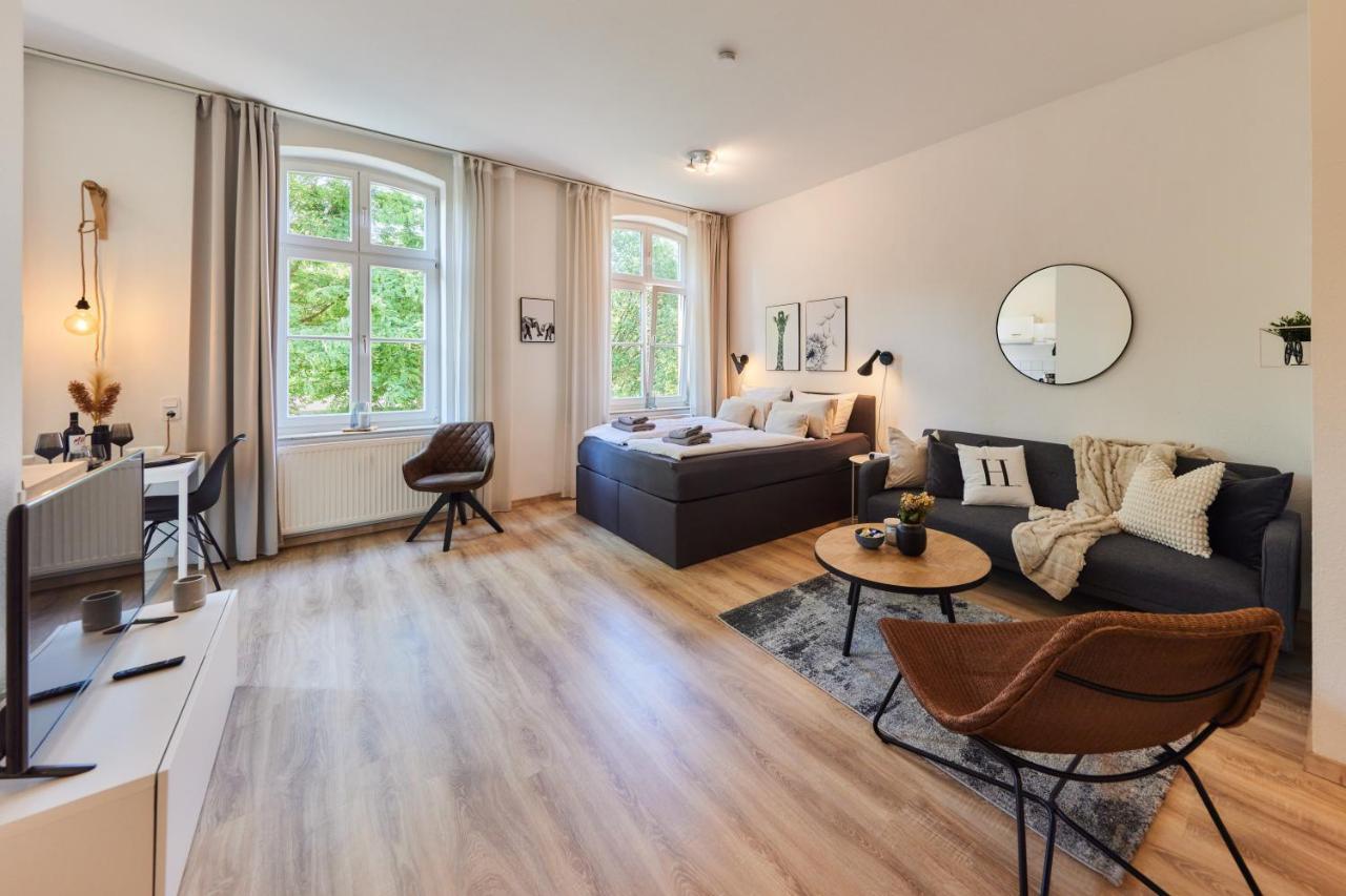 Studio3 Zentral Und Ruhig Mit Parkplatz, 5 Min Z Bali-T Und Gop, Boxspringbett Bad Oeynhausen Dış mekan fotoğraf